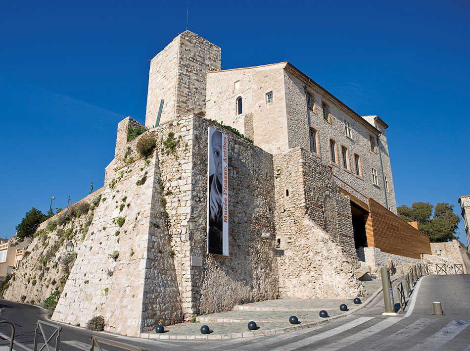 Antibes is home to Musée Picasso, housed in a former medieval castle, Chateau Grimaldi (Photo: Mairie d_Antibes)