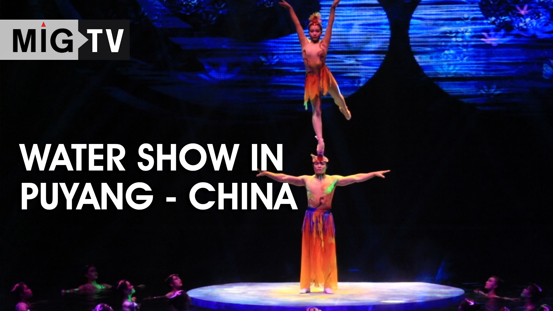 Water Acrobatic Show in Puyang