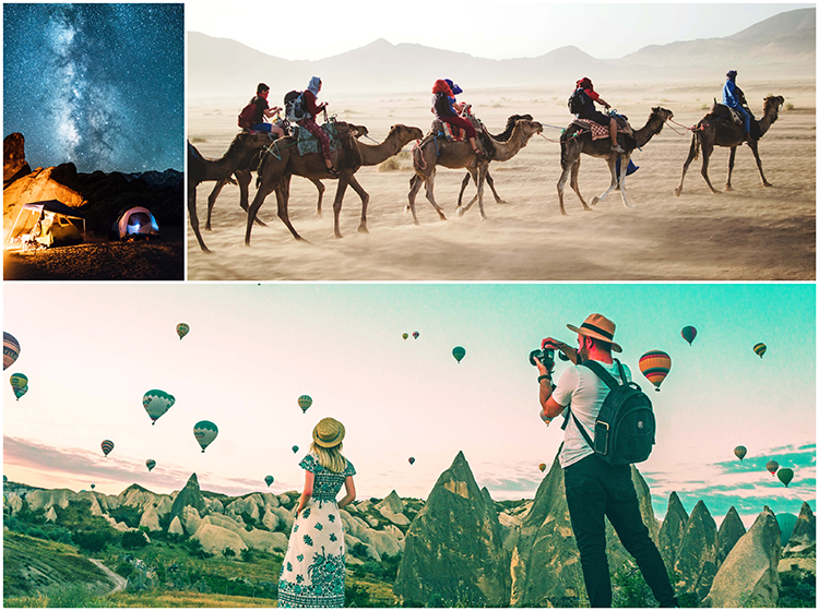 Millennial travellers are seeking experiential travel experience with activities like camping under the starlit sky, visiting events like Hot air balloon festival and taking a ride on the Ship of the Desert! 