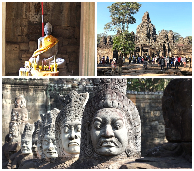 Angkor was the capital of the Khmer empire. The city and the empire flourished between 9th and 15th centuries