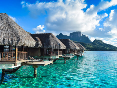 Bora Bora, a honeymooners’ paradise