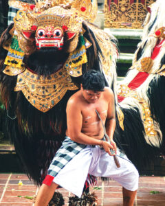 A Balinese theatre show called “Barong”