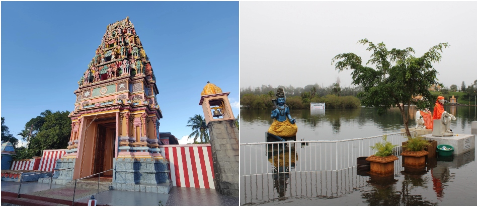 (Left) Sockalingam Meenatchi Ammem temple (Right) 