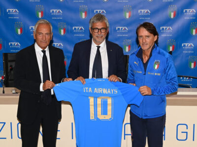 ITA Airways is official carrier of Italian national football teams