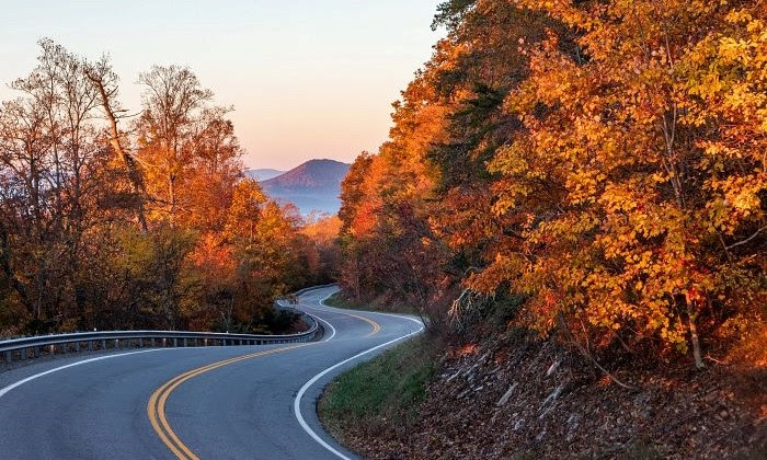 Following the fall foliage in Virginia