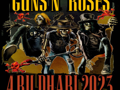 Guns N' Roses performing at Etihad Arena