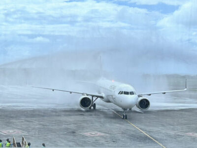 Vistara’s first flight to Mauritius arrives in Port Louis