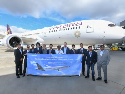 Vistara operates Boeing-Dreamliner