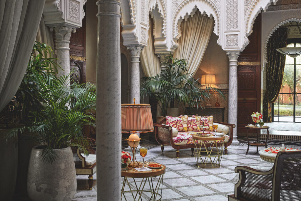 Over 1,500 Moroccan artisans crafted Royal Mansour as an homage to traditional Moroccan architecture