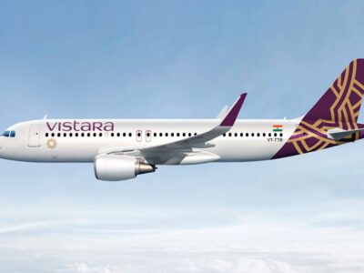 Vistara’s debut flight arrives in Bali