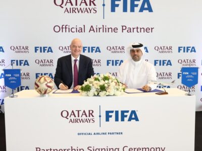 Qatar Airways renews partnership with FIFA upto 2030