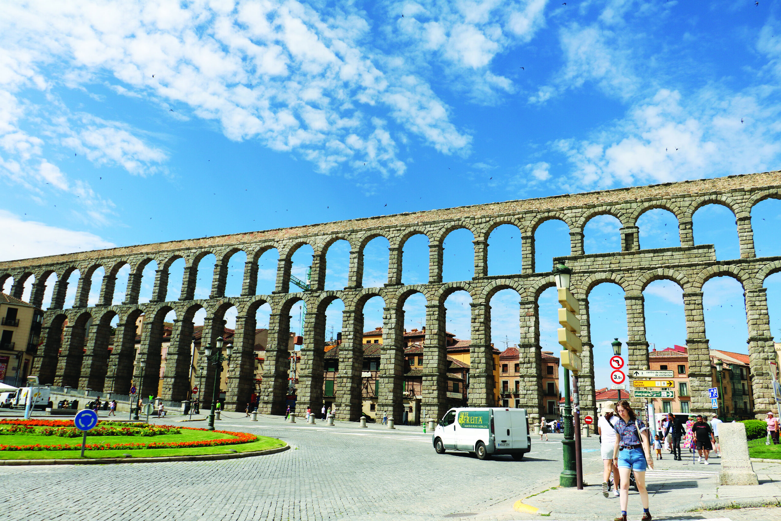 Aqueduct is one of the most remarkable structures in Segovia