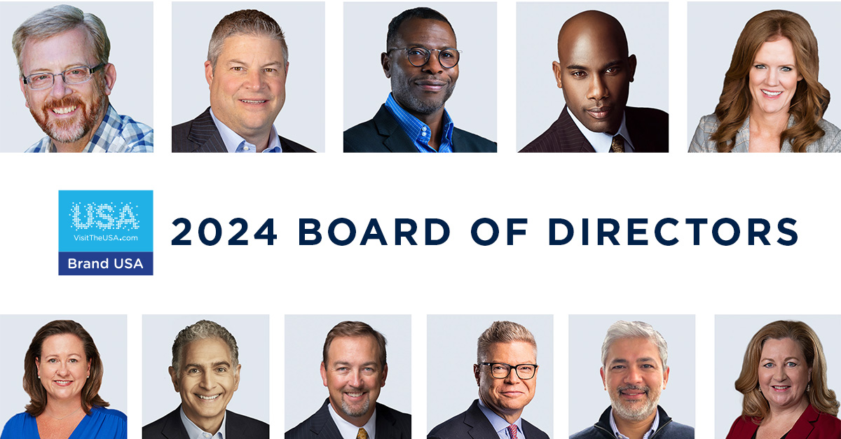 Brand USA’s 2024 Board of Directors announced