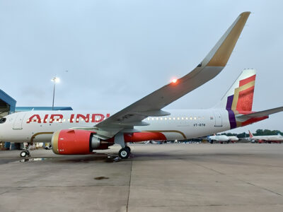 Air India receives first Airbus A320 Neo in new livery