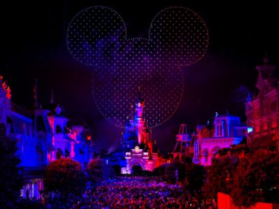 Disneyland Paris sets Guinness World Record for largest drone show of fictional character